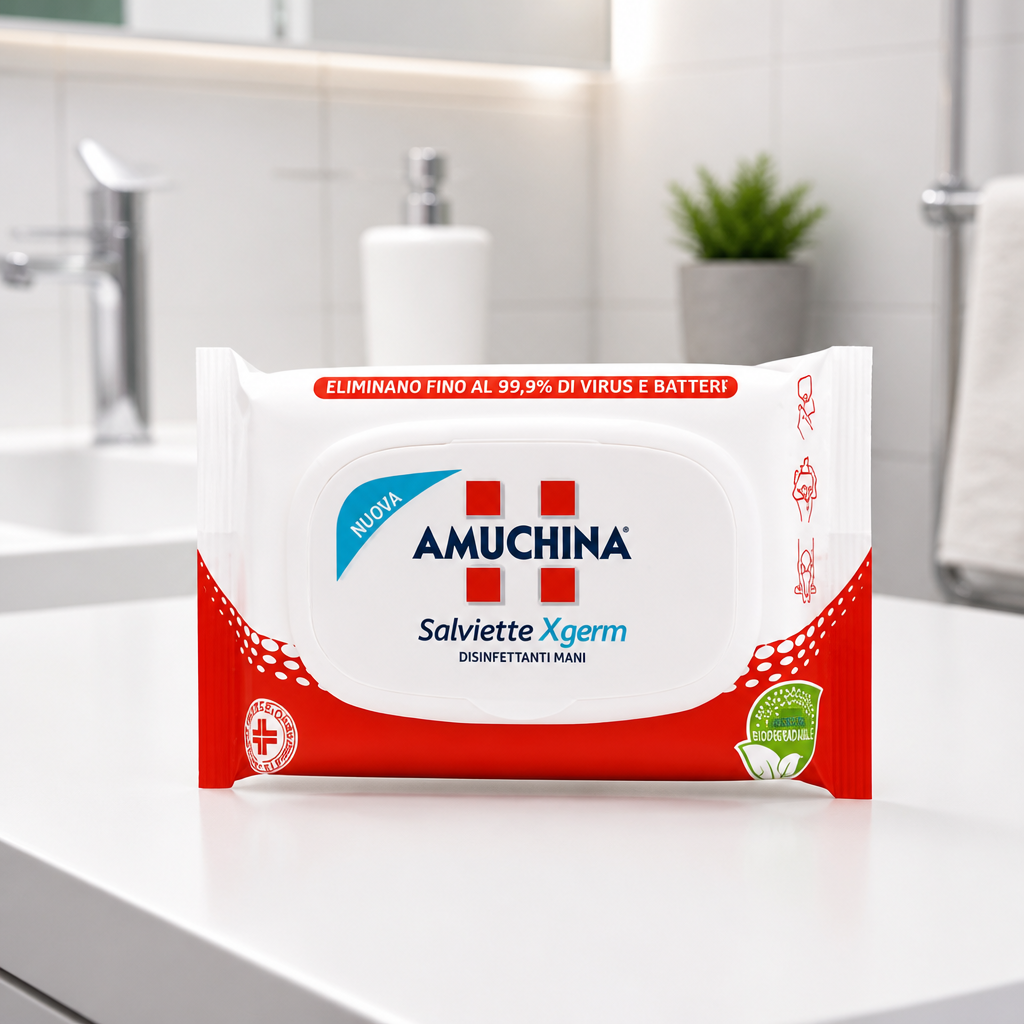 Amuchina Lingettes Mains 20Pcs
