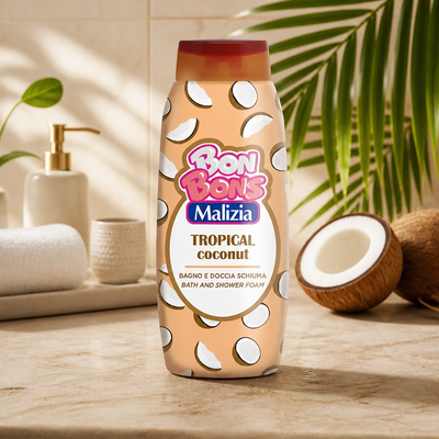 Bonbons Bagno e Doccia Schiuma Tropical Coconut ML.500