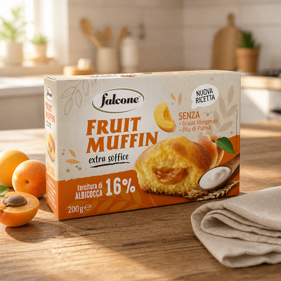 Muffin aux abricots Falcone 200gr