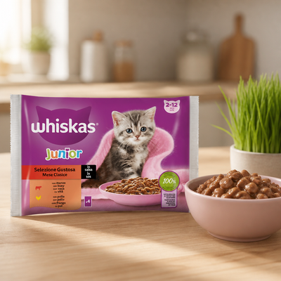 Whiskas Delight Junior 85 g x4