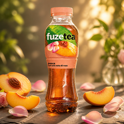 FuzeTea Peach and Rose 400 ml