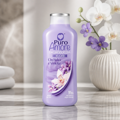Puro Amore - Bagnodoccia Orchidea - 650 ml