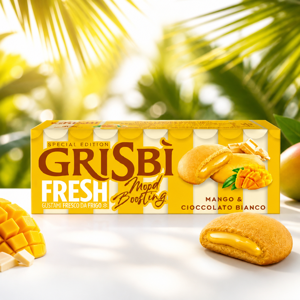 Grisbì Mood Boosting Mangue & Chocolat Blanc Édition Spéciale 112 g