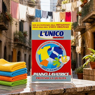 L'UNICO Panno Lavatrice Colori più Brillanti Pz.12