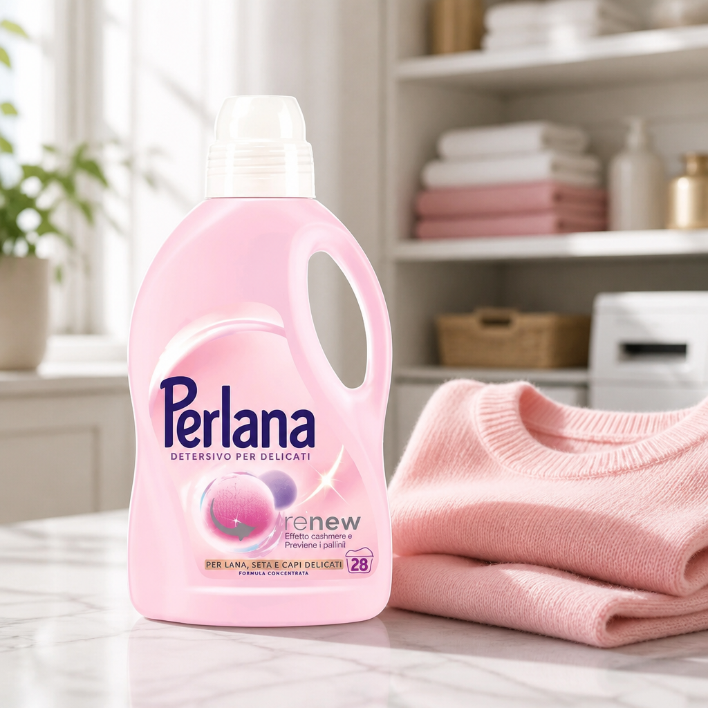 Perlana Rosa Detersivo Delicati 28 Lavaggi