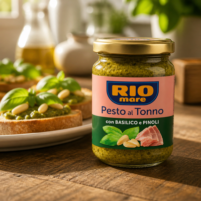 Rio Mare Pesto Tuna, Basil and Pine Nuts 130g
