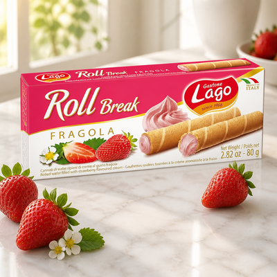 Lake Roll Break Fraise 80 g