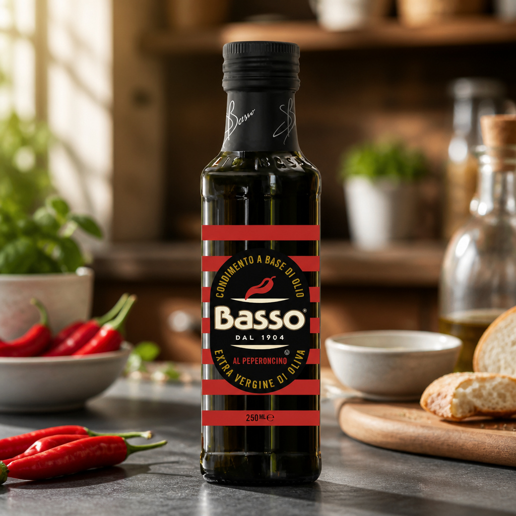 Huile d'olive vierge extra au piment Basso 250 ml