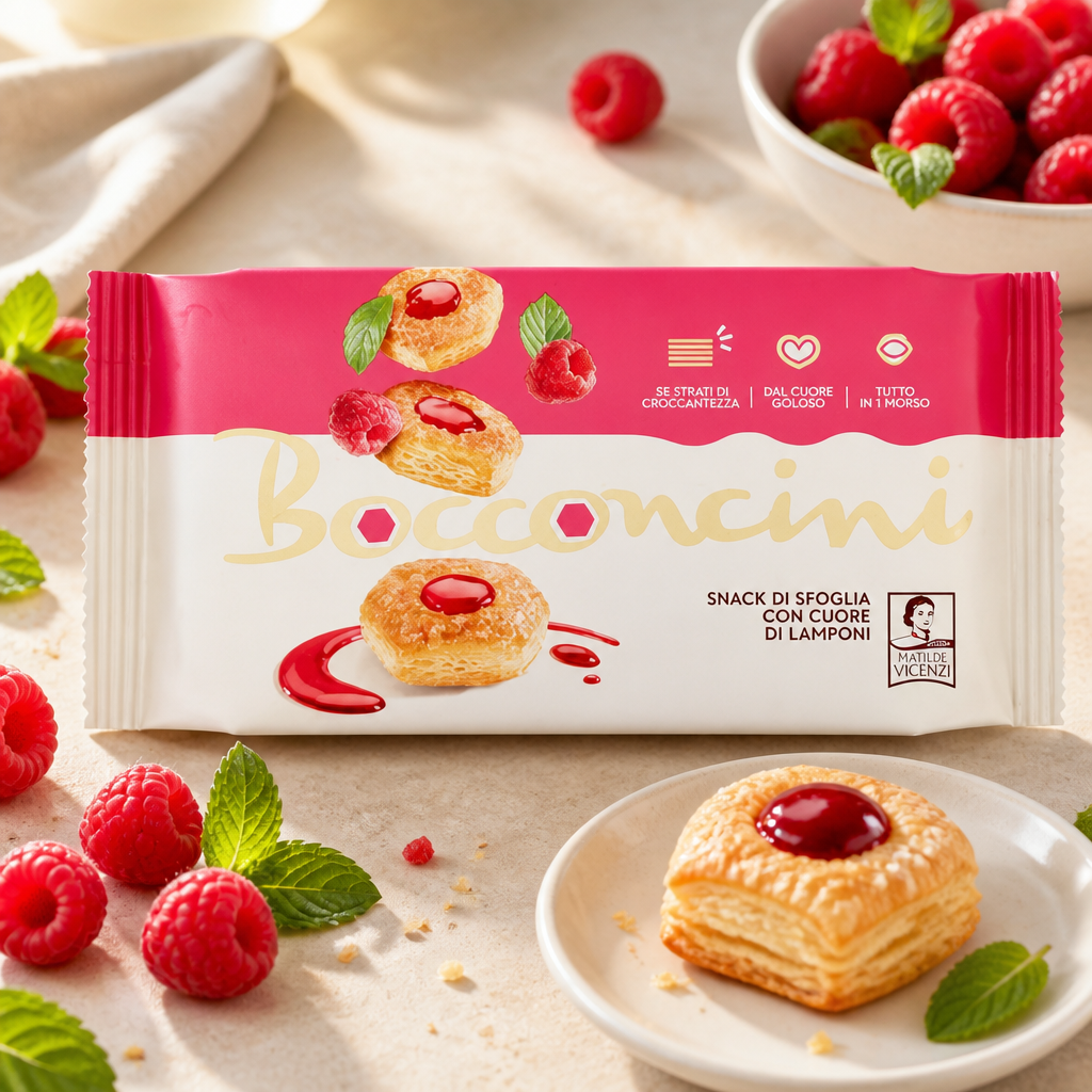 Vicenzi Bocconcini ai Lamponi 90 g