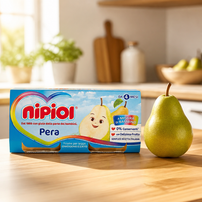 Nipiol Homogenized Fruit Pear 2 x 80g