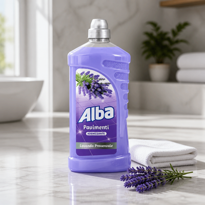 ALBA Pavimenti Lavender Provençal 1000 ml – Sanitizing Detergent for Floors and Washable Surfaces