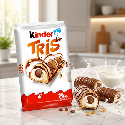 Kinder Tris Wafer – confezione da 5 wafer 100 g