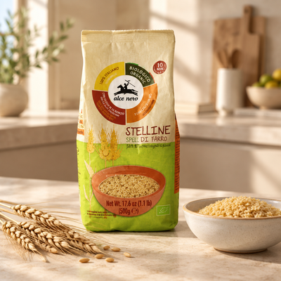 Alce Nero Organic Spelt Baby Stars – 500 g