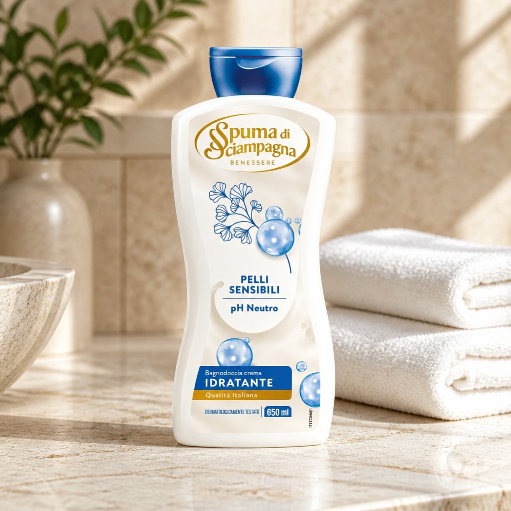 Moisturizing Shower Cream for Sensitive Skin 650 ml