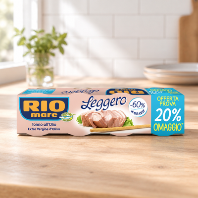 Rio Mare Light Tuna 4 x 60 g