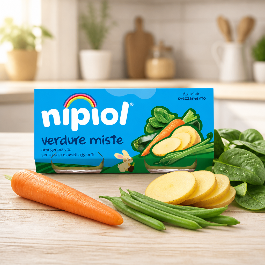 Nipiol Petites Pots Légumes Variés 2 x 80 gr