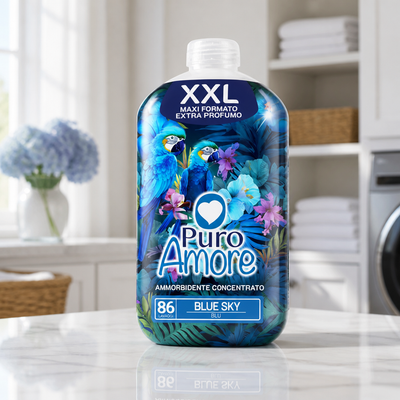 Puro Amore Ammorbidente Concentrato BlueSky 86 Lavaggi