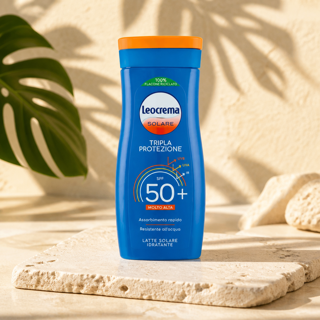 Leocrema Solaire Lait SPF 50+ 200 ml