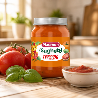 Plasmon Sauce Tomate et Basilic 120 g