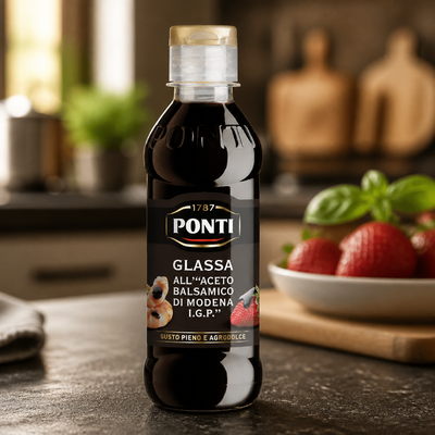 Ponti Gastronomic Glaze with Modena PGI Balsamic Vinegar - 250g