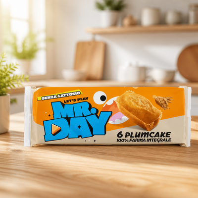 Mr.Day 6 Plumcake 100% Farina Integrale 6 x 31,7 g