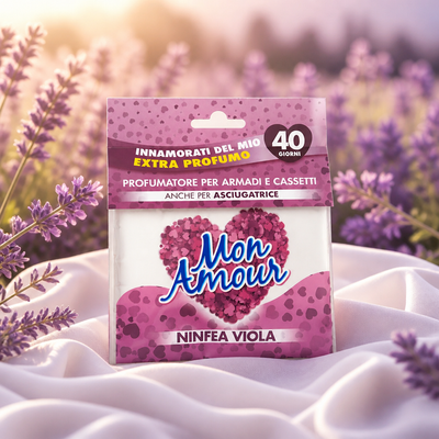 Mon Amour Profumatore Cassetti Ninfea Viola