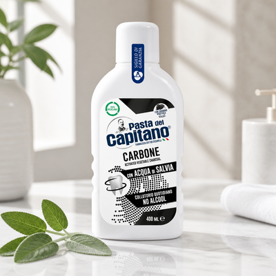 Pasta Del Capitano Charcoal Mouthwash 400ml
