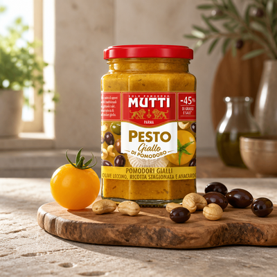Pesto de tomates jaunes Mutti 180 g