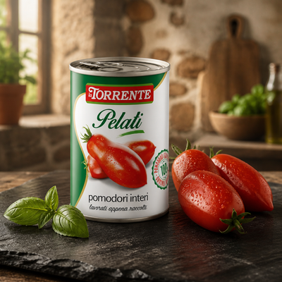 La Torrente Peeled Whole Tomatoes 400g