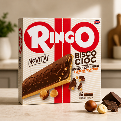 Ringo Biscocioc Nocciola – 162 g