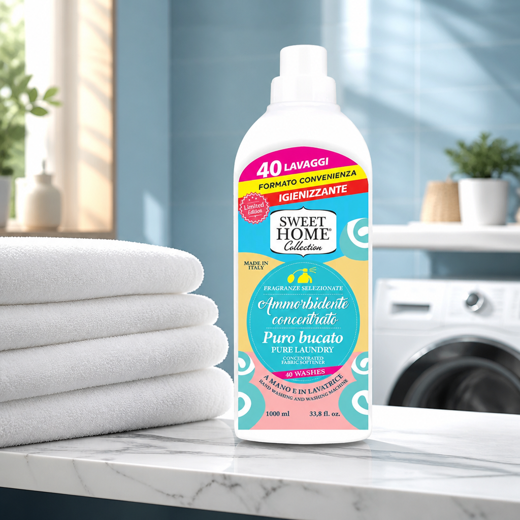 Sweet Home Pure Laundry Fabric Softener 1 L 40 washes