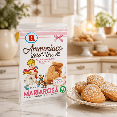 Rebecchi Ammonia for Cakes 2 sachets of 20g