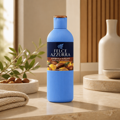 Felce Azzurra Amber and Argan Shower Gel 650ml