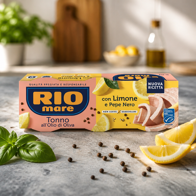 Rio Mare Tuna with Lemon and Pepper 65g x 3