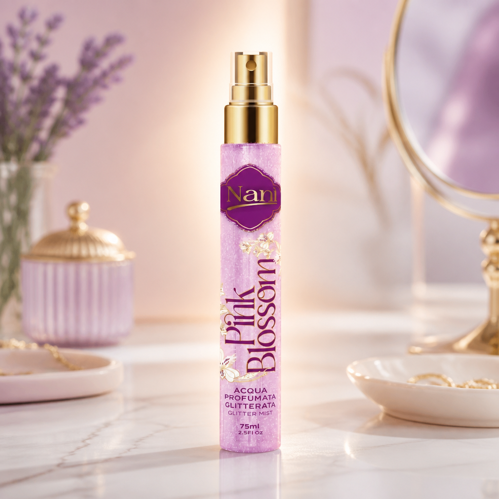 NANÌ Pink Blossom - Acqua profumata con Glitter 75 ML