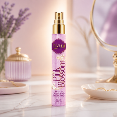 NANÌ Pink Blossom - Acqua profumata con Glitter 75 ML