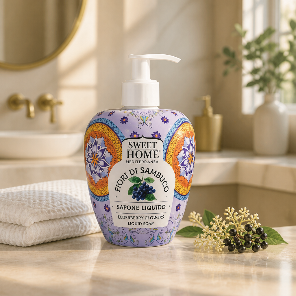 Sweet Home Sapone Liquido Fiori di Sambuco 500 ml