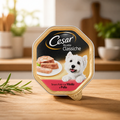 Cesar Recettes Culinaires Veau et Poulet 150 g