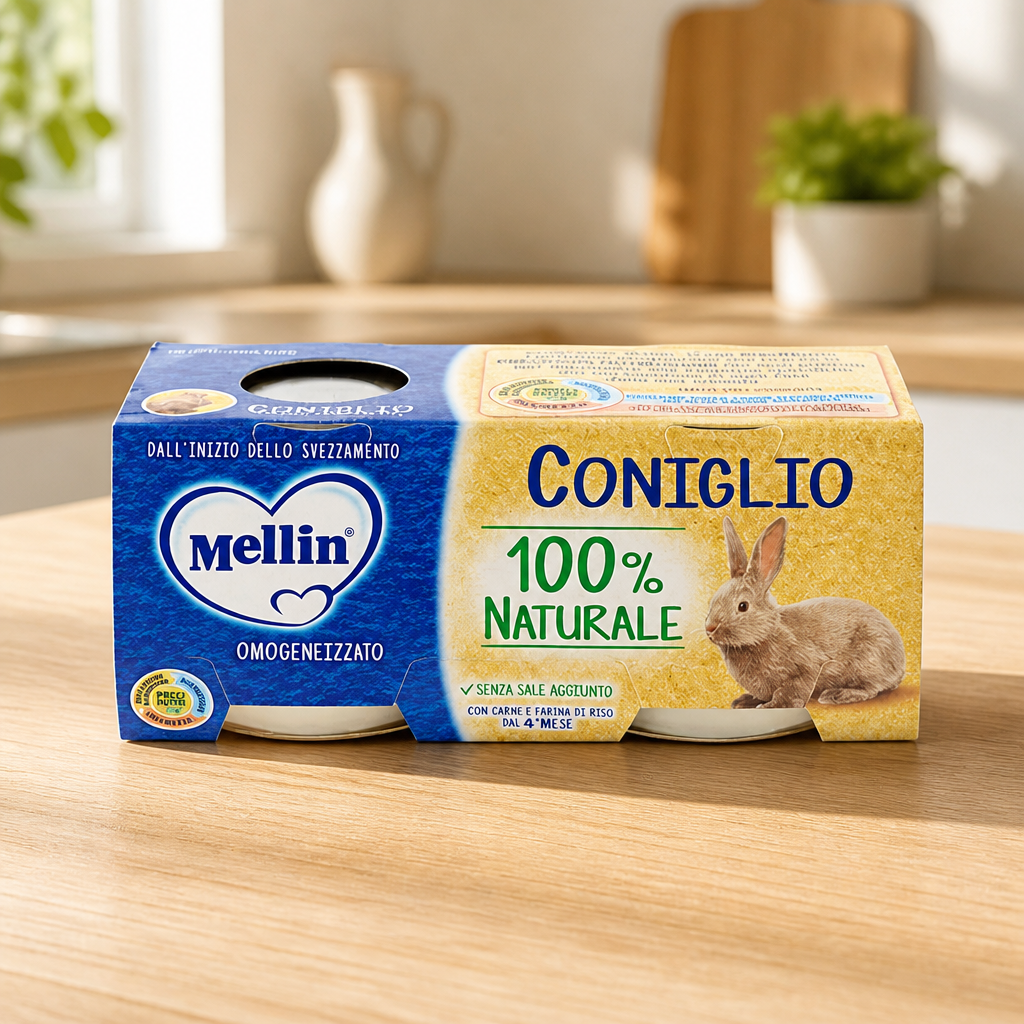Mellin Purée de Lapin 2 x 80 g