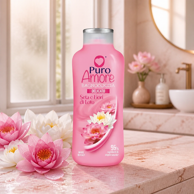 Puro Amore - Gel douche Soie et Lotus - 650 ml