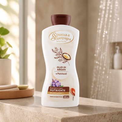 Spuma di Sciampagna Bagno Argan 650 ml