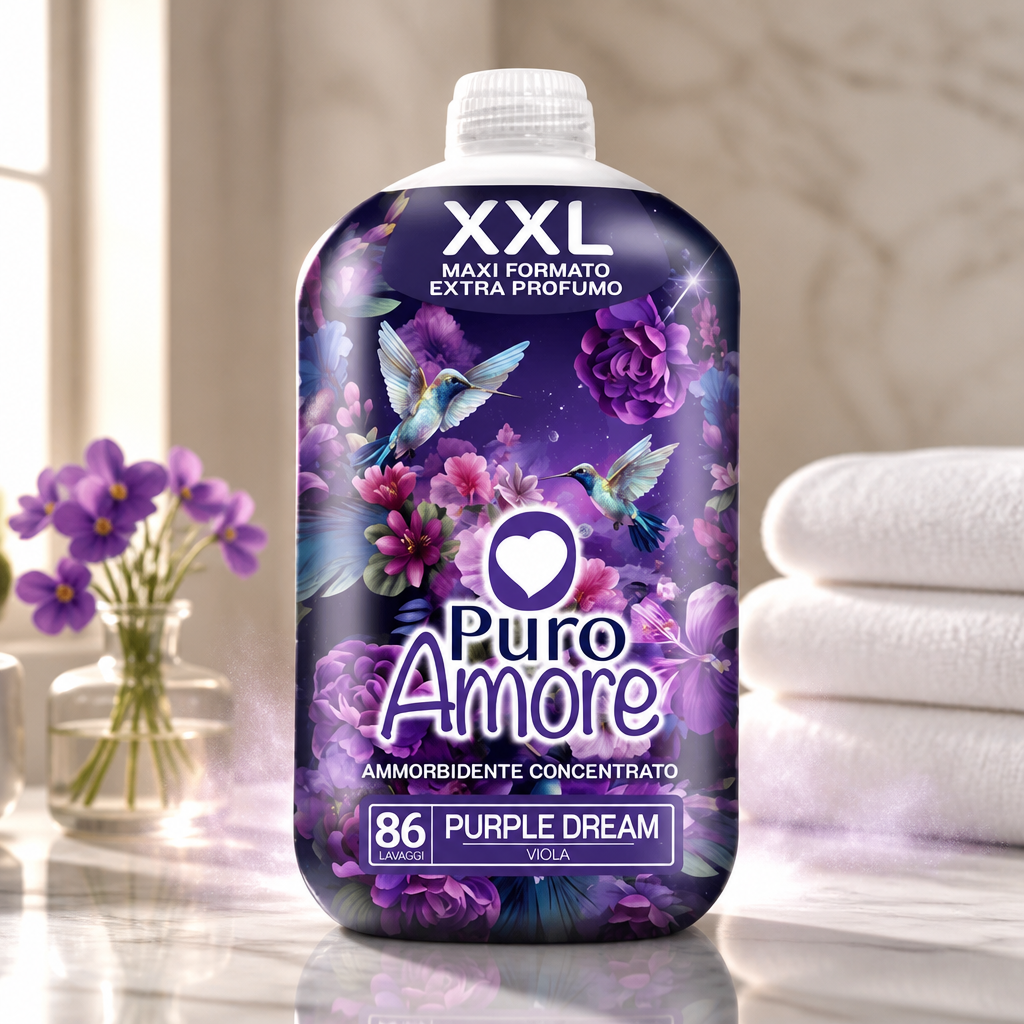 Puro Amore Ammorbidente Concentrato Viola 86 Lavaggi