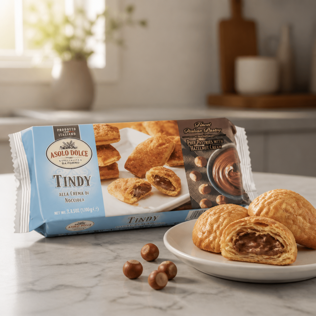 Asolo Sweet Puff Pastry Tindy Hazelnut 110 gr