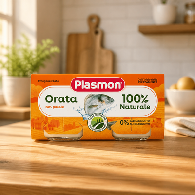 Plasmon Omogeneizzato Pesce Orata 2 x 80 gr