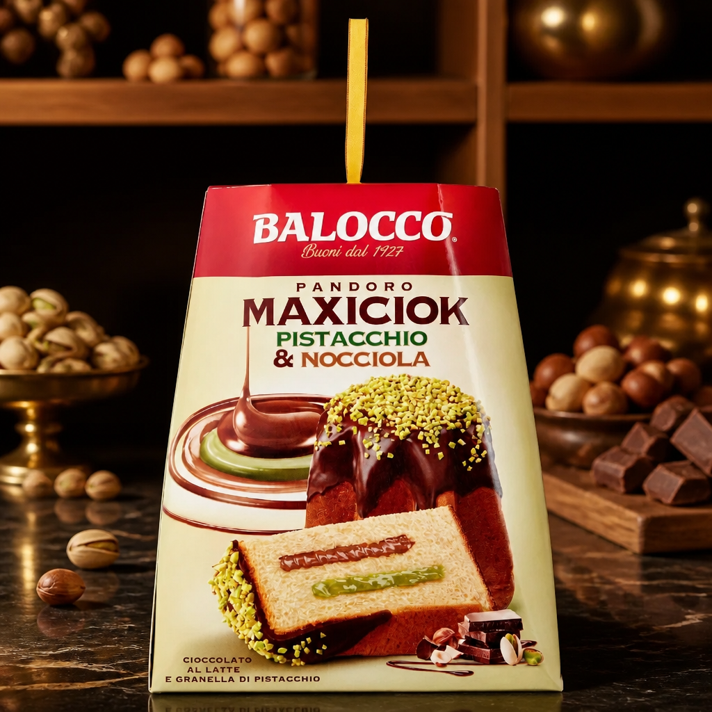 Pandoro Maxiciok Pistachio and Hazelnut 800g - 30.04.2026