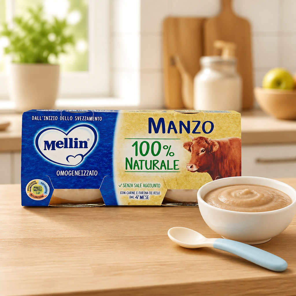 Mellin Purée de viande de bœuf 2 x 80 g