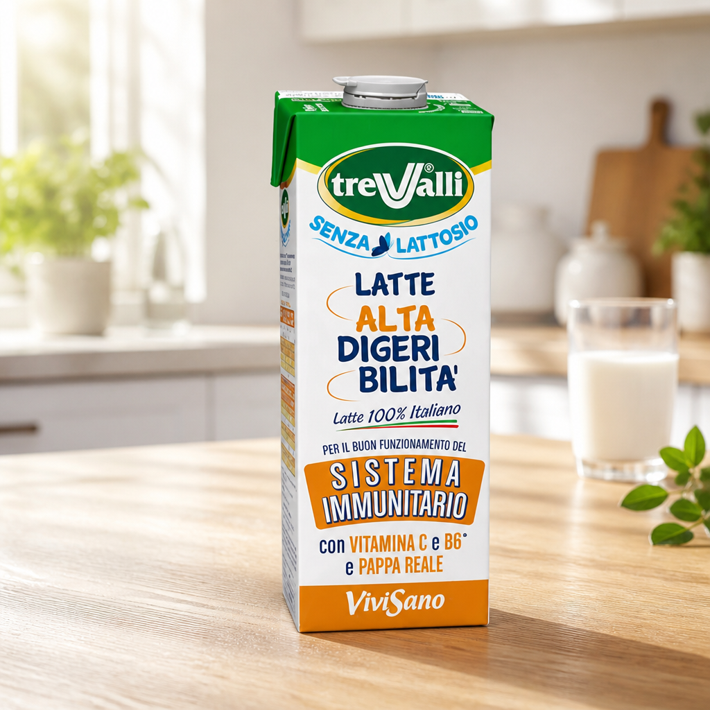 TreValli Latte UHT Vivisano 1 l