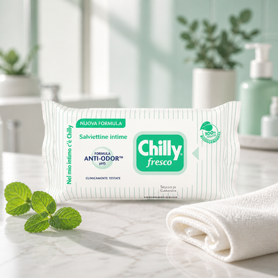Chilly Lingettes intimes fraîcheur 12 pièces