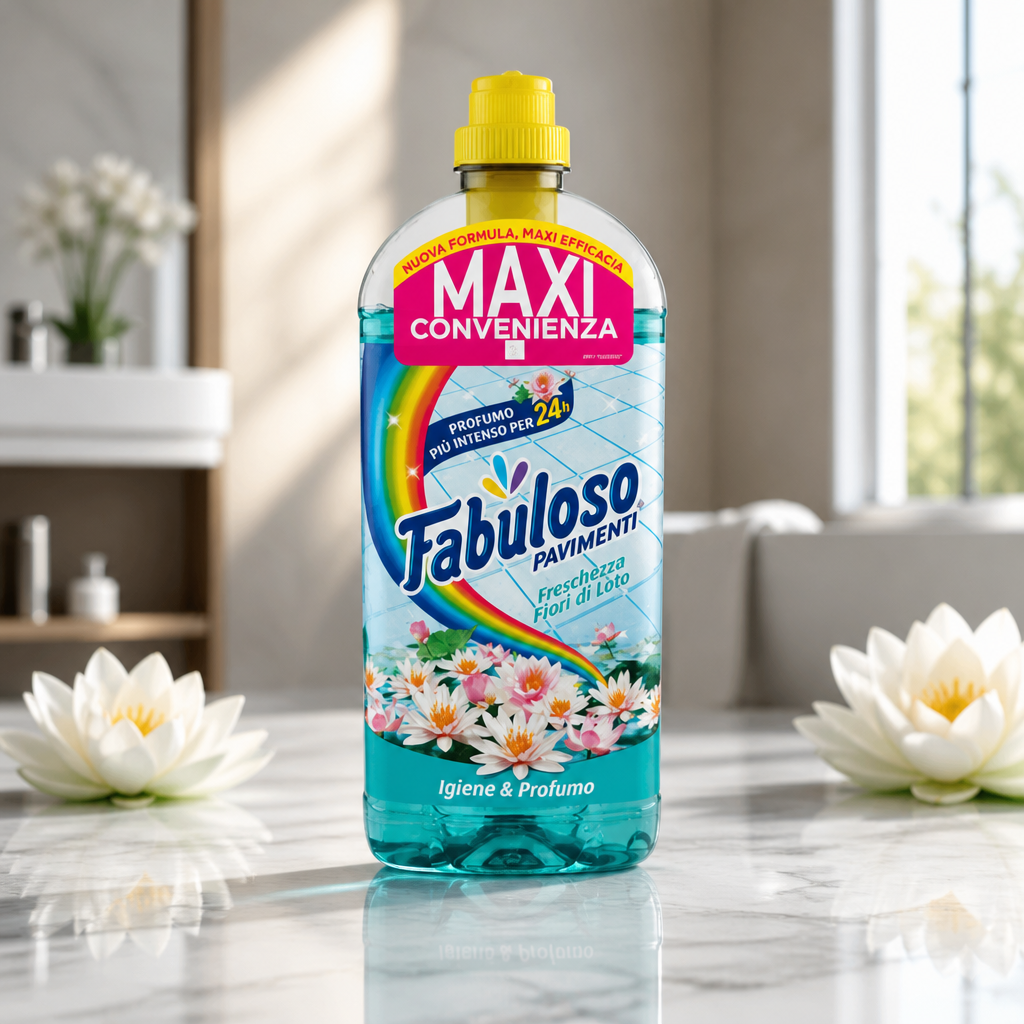 abuloso Pavimenti Loto 1250 ml – Détergent parfumé pour surfaces lavables