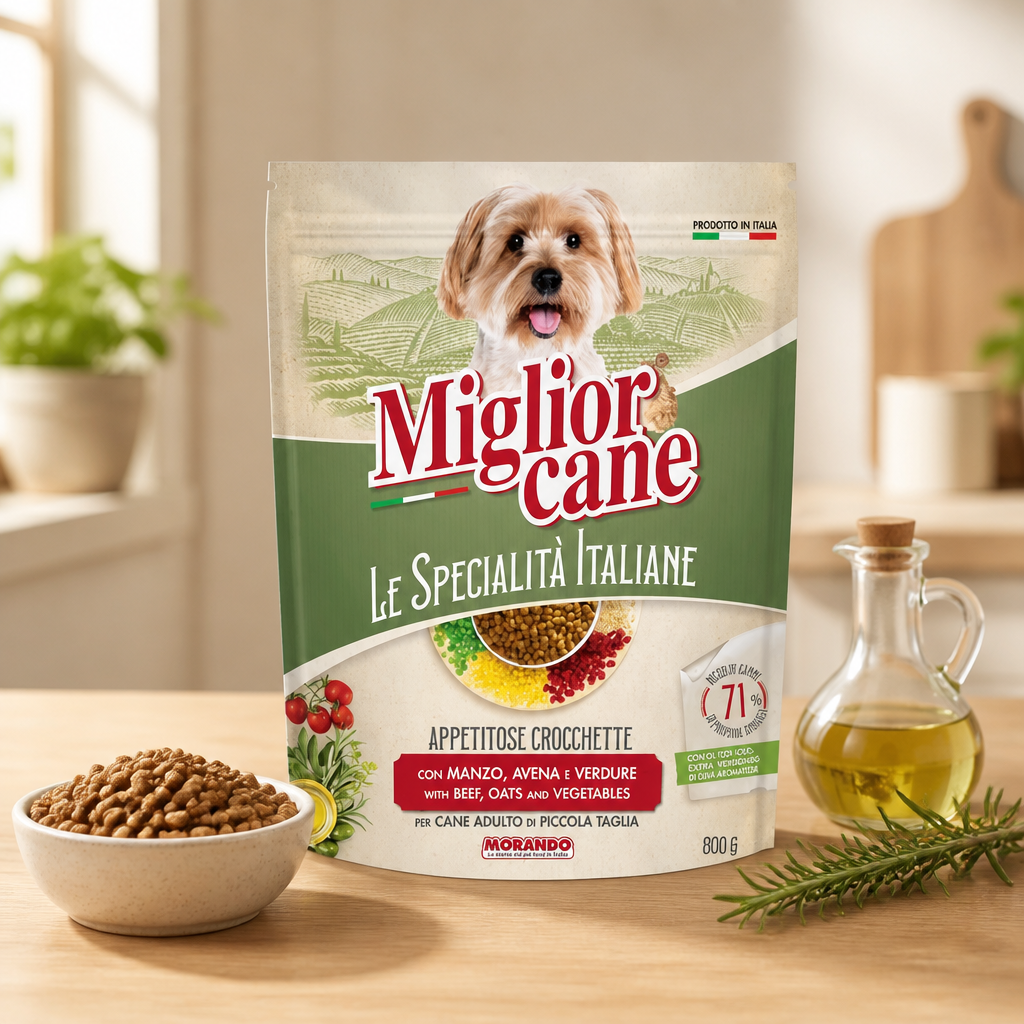 Migliorcane Spécialité Croquettes Bœuf Avoine 800 g